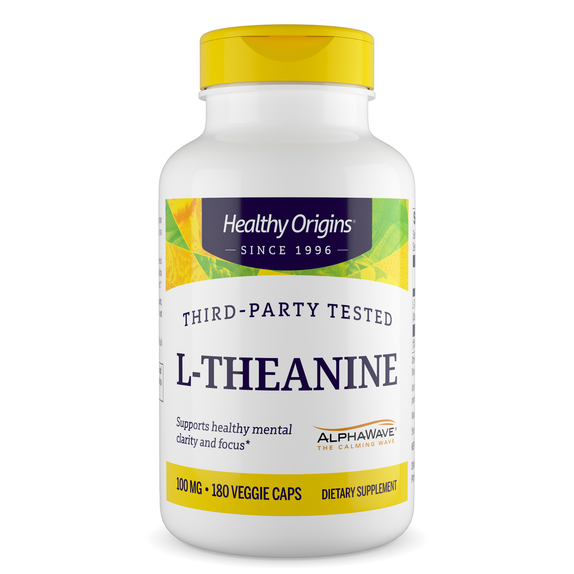 Healthy Origins® L-Theanine (AlphaWave®), 100mg – Healthy Origins
