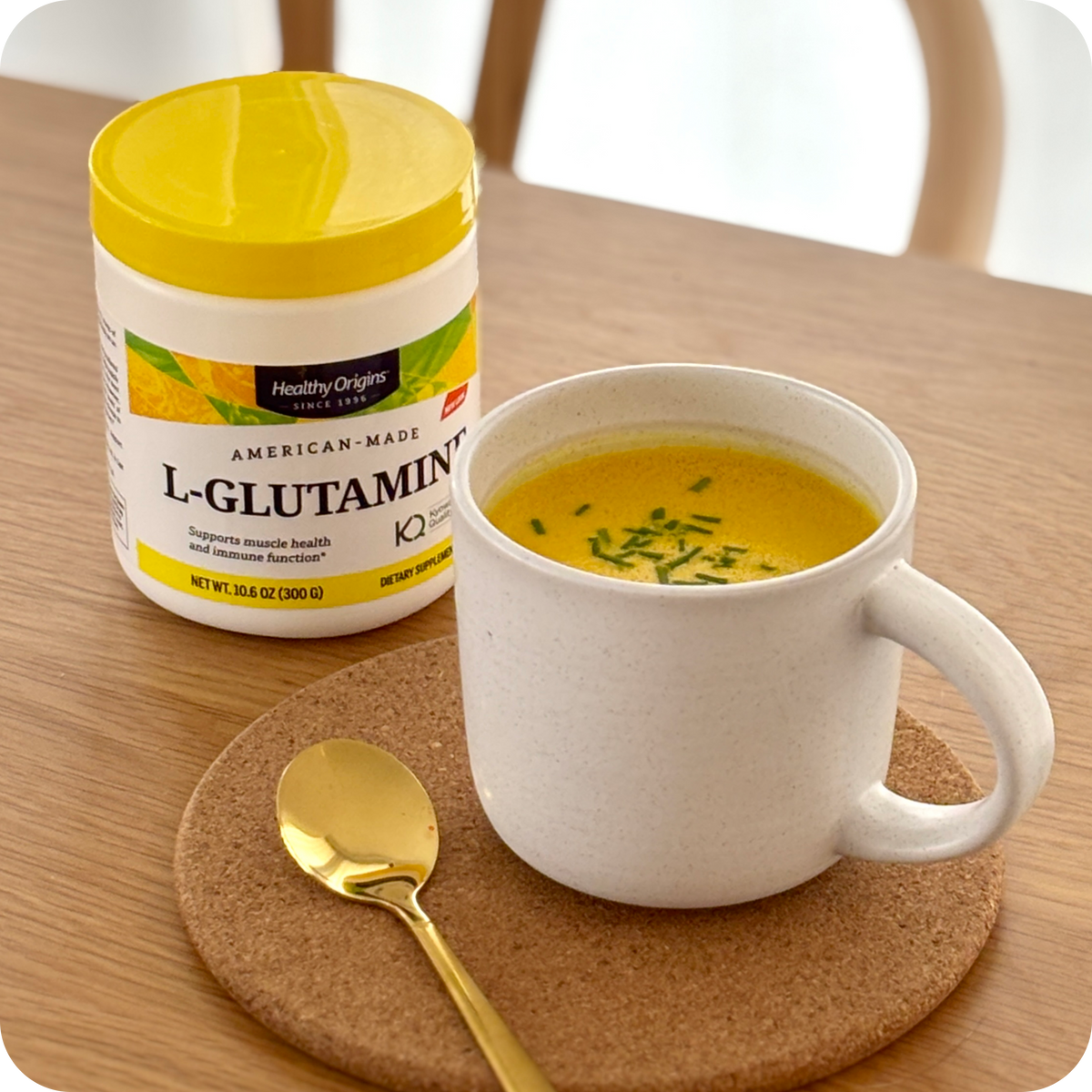 Savory Gut-Supporting Golden Broth with L-Glutamine