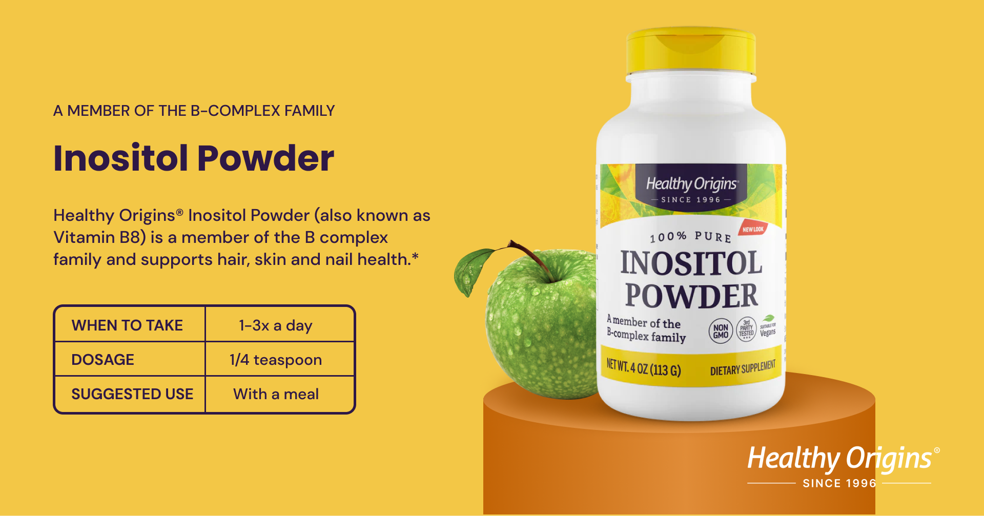 Healthy Origins Inositol Powder Healthy Origins Inositol Powder