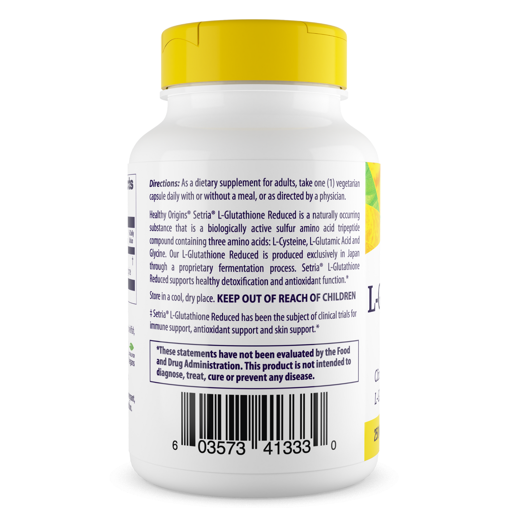Healthy Origins L-Glutathione Reduced - 250 mg