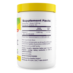 Vitamin C  1,000mg (Non-GMO) Powder 16 oz