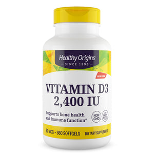 Vitamin Dз Gels, 2,400 IU (Lanolin)