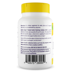 Lutein (Lutemax® 2020), 20mg - Veggie Gels
