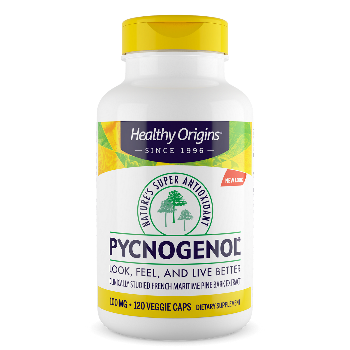 does pycnogenol pine bark extract contain glutathione KAL 50 Mg Tablets, 60 Count Healthy Origins Pycnogenol 100mg