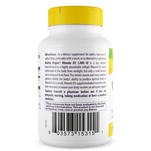 Vitamin Dз Gels, 1,000 IU (Lanolin)
